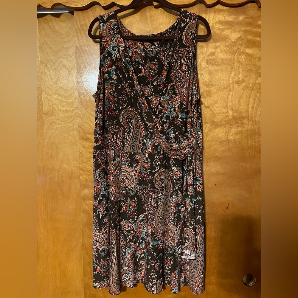 Ralph Lauren multicolor wrap dress 3XL